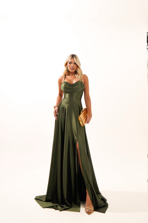 VESTIDO BABADO RODADO PRADA VESTIDO DE FESTA PETRA FINA