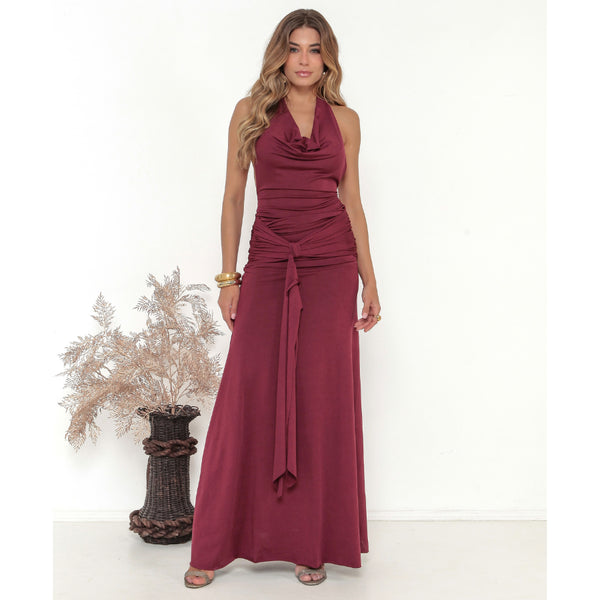 VESTIDO LISO FRENTE ÚNICA