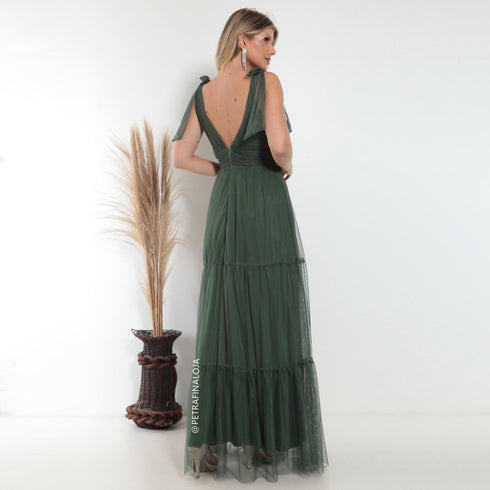 Vestido De Amarrar Três Marias VESTIDO LONGO PETRA FINA