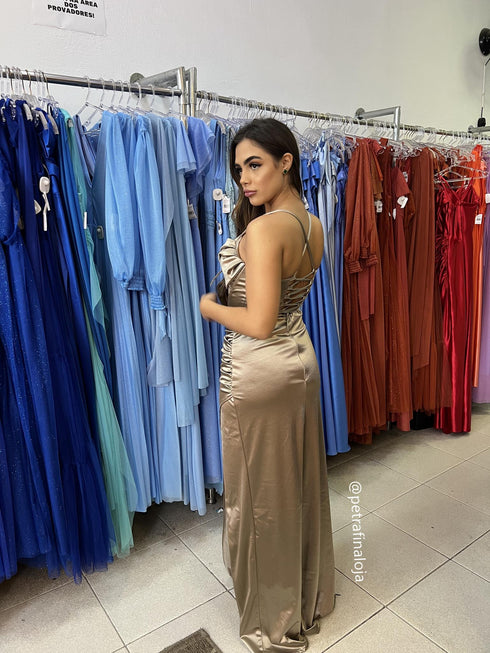 VESTIDO COM BABADO SEREIA