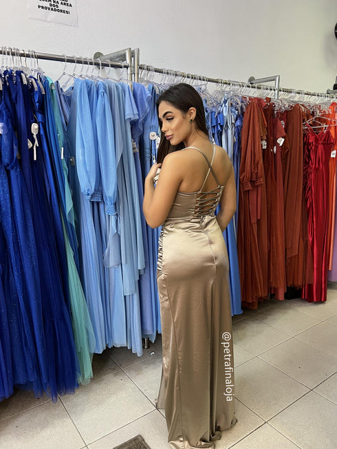 VESTIDO COM BABADO SEREIA