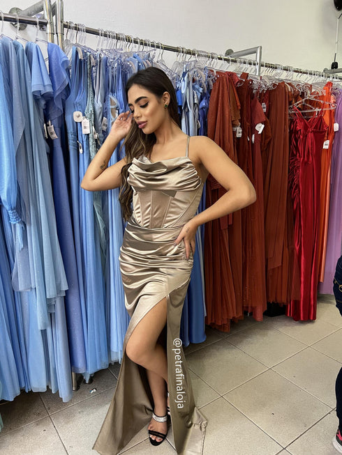 VESTIDO COM BABADO SEREIA