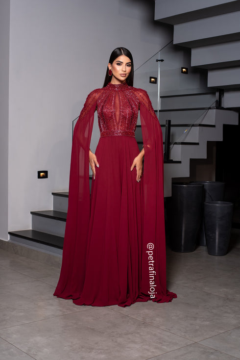 VESTIDO PEDRARIA CAPA