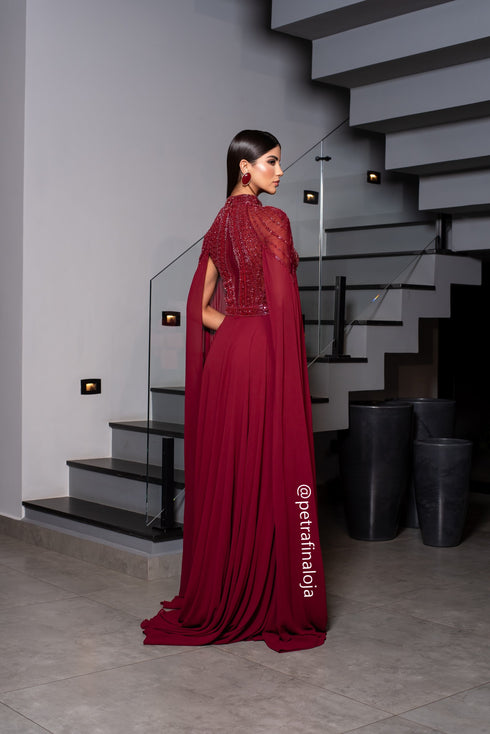 VESTIDO PEDRARIA CAPA