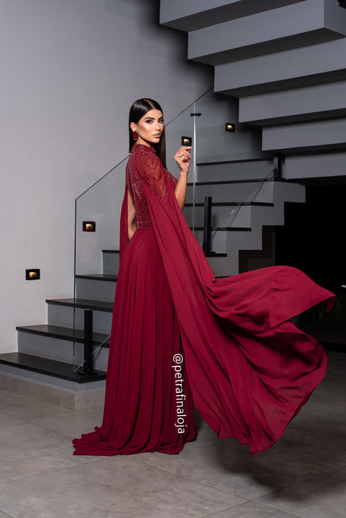 VESTIDO PEDRARIA CAPA