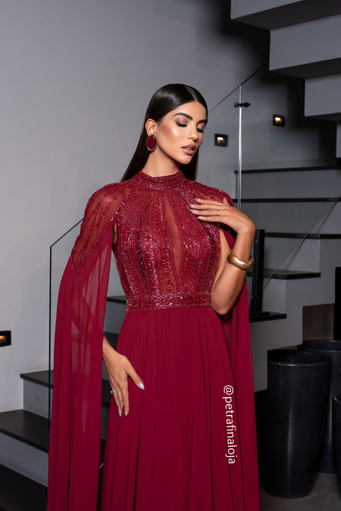 VESTIDO PEDRARIA CAPA