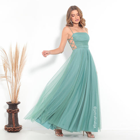 VESTIDO DECOTE LATERAL X PETRA FINA