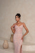 VESTIDO PAETE CORPETE PEDRINHAS