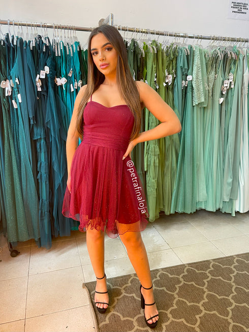 VESTIDO DE ALCINHA ACINTURADO