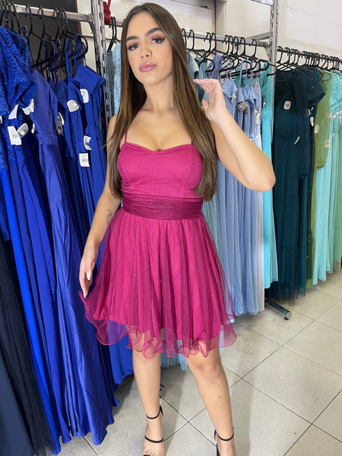 VESTIDO DE ALCINHA ACINTURADO