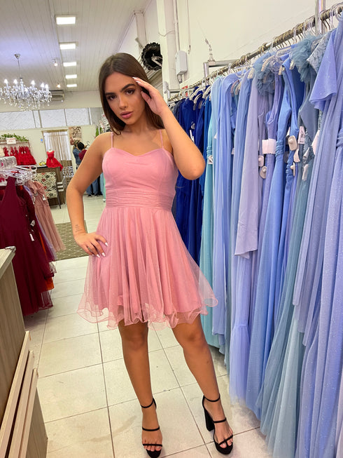 VESTIDO DE ALCINHA ACINTURADO PETRA FINA