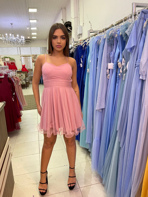 VESTIDO DE ALCINHA ACINTURADO PETRA FINA