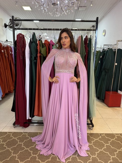 VESTIDO PEDRARIA CAPA VESTIDO DE FESTA PETRA FINA