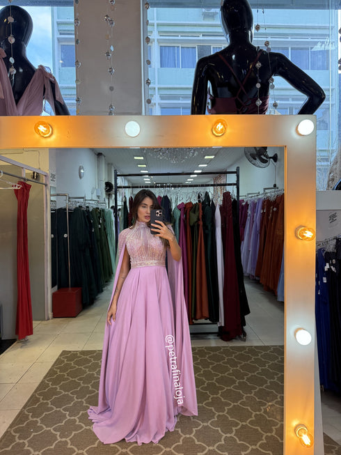 VESTIDO PEDRARIA CAPA VESTIDO DE FESTA PETRA FINA