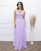 VESTIDO DECOTE V RENDA BORDADO VESTIDO DE FESTA PETRA FINA LILAS P