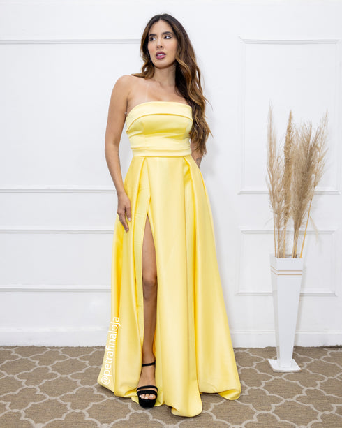 VESTIDO TOMARA Q CAIA ACETINADO