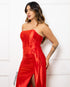 Vestido tomara que caia com corpete