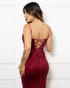 VESTIDO DE ALCINHA DECOTE V