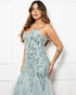VESTIDO ALCINHA DECOTE V SAIA CAMADAS