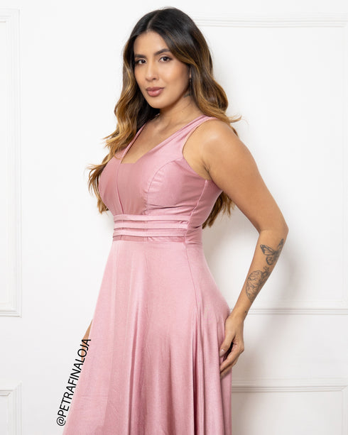 Vestido Três Listras Prada