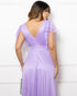 Vestido de manguinha saia plissada