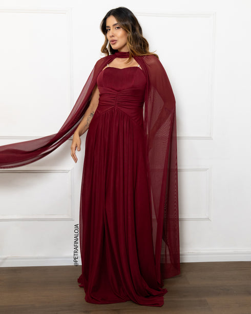 VESTIDO MODELO CAPA ALÇA BRILHO
