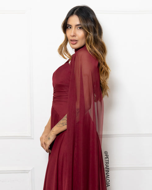 VESTIDO MODELO CAPA ALÇA BRILHO