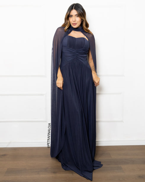 VESTIDO MODELO CAPA ALÇA BRILHO