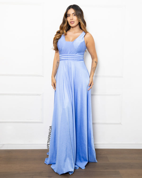 Vestido Três Listras Prada