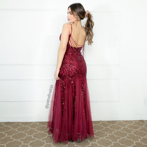 VESTIDO ALCINHA SEREIA COSTAS TRABALHADA VESTIDO IMPORTADO PETRA FINA