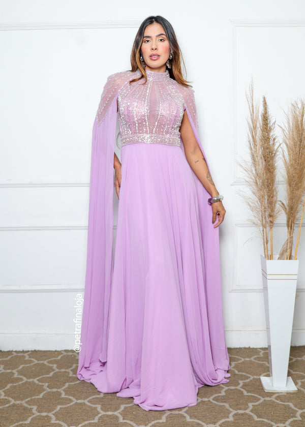 VESTIDO PEDRARIA CAPA