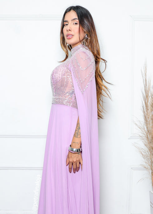 VESTIDO PEDRARIA CAPA