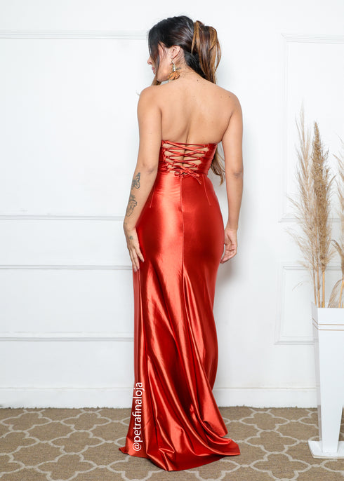 Vestido Tomara que Caia Corpete da Petra Fina