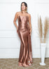 Vestido Tomara que Caia Corpete da Petra Fina - MARROM