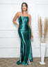 Vestido Tomara que Caia Corpete da Petra Fina - VERDE ESMERALDA