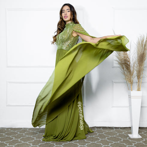 VESTIDO PEDRARIA CAPA VESTIDO DE FESTA PETRA FINA