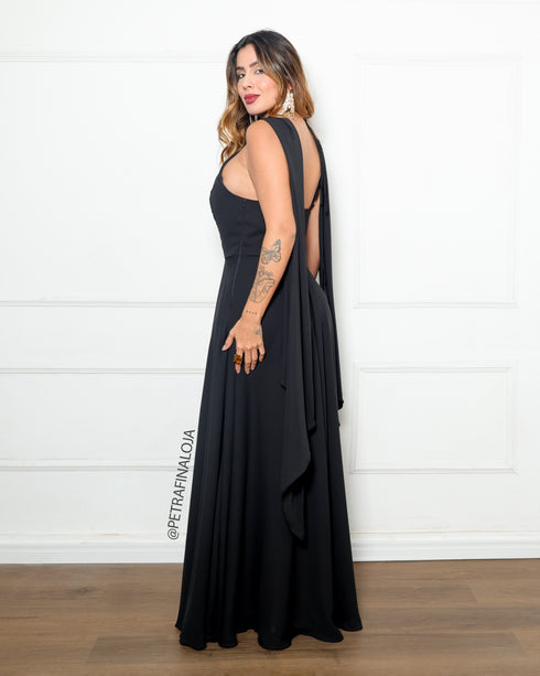 Vestido Capa Chiffon da Petra Fina