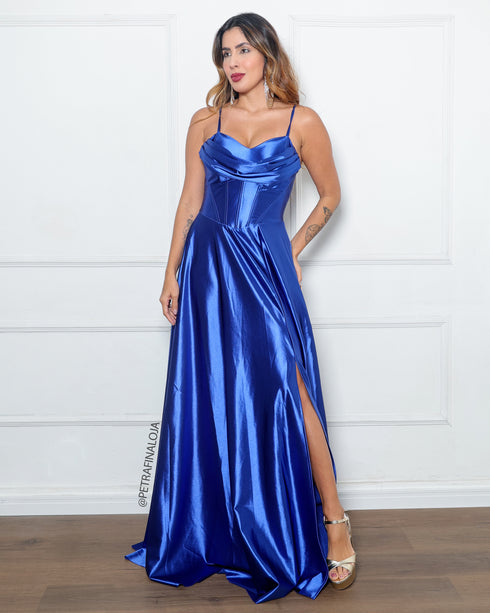 VESTIDO BABADO RODADO PRADA