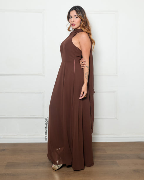 Vestido Capa Chiffon da Petra Fina