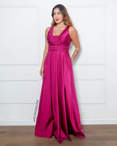 VESTIDO TRES LISTRAS PRADA