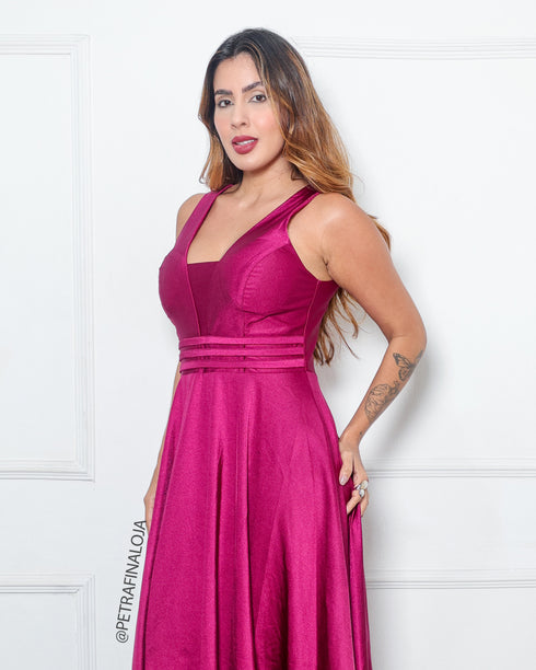 VESTIDO TRES LISTRAS PRADA