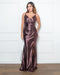 VESTIDO PRADA DECOTE V PREGAS LATERAL