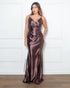 VESTIDO PRADA DECOTE V PREGAS LATERAL