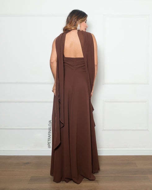 Vestido Capa Chiffon da Petra Fina
