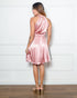 VESTIDO CURTO MIDI PLISSADO GOLA