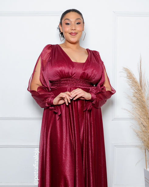 VESTIDO MANGA LONGA TRES LISTRAS