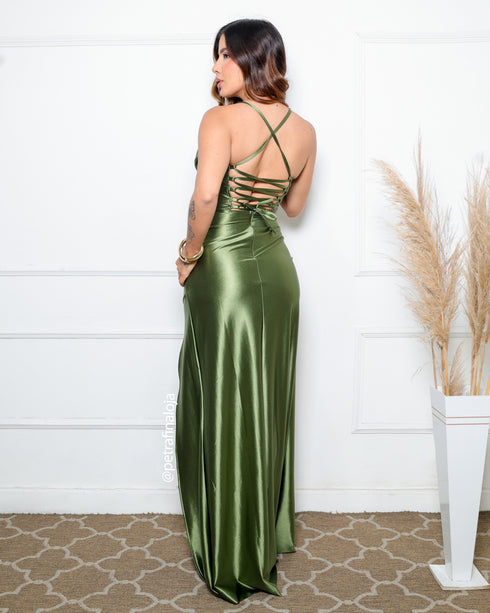 VESTIDO COM BABADO SEREIA