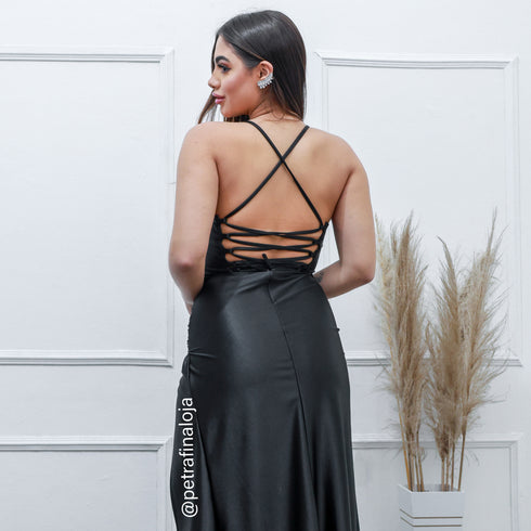 VESTIDO COM BABADO SEREIA