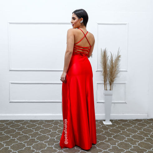 VESTIDO COM BABADO SEREIA