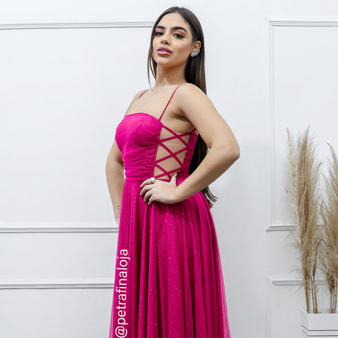 VESTIDO DECOTE LATERAL X PETRA FINA